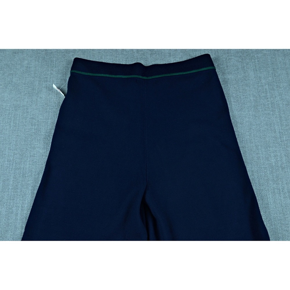 Caroline Constas Pant's Women L Navy Blue Wide-Leg Pull On NEW - Picture 9 of 10